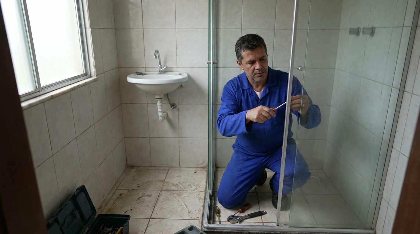 Troca de Roldanas e Trilhos em Betim‑MG